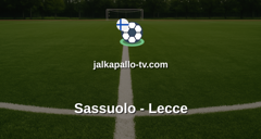 Serie A: Sassuolo - Lecce
