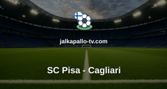 Serie A: SC Pisa - Cagliari