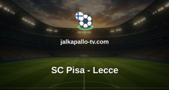 Serie A: SC Pisa - Lecce