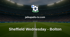 Englannin Liigacup: Sheffield Wednesday - Bolton