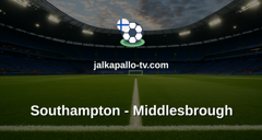 Championship: Southampton - Middlesbrough
