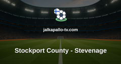 League One: Stockport County - Stevenage
