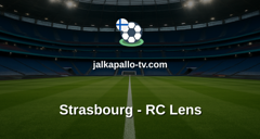 Ligue 1: Strasbourg - RC Lens