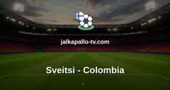 FIFA:n MM-kisat: Sveitsi - Colombia