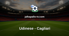 Serie A: Udinese - Cagliari