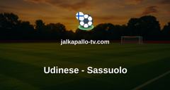 Serie A: Udinese - Sassuolo