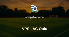 Veikkausliiga: VPS - AC Oulu