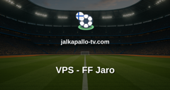 Veikkausliiga: VPS - FF Jaro