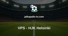 Veikkausliiga: VPS - HJK Helsinki