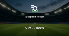 Veikkausliiga: VPS - Ilves