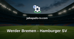 Bundesliga: Werder Bremen - Hamburger SV