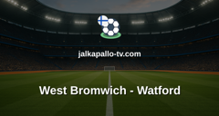 Championship: West Bromwich - Watford
