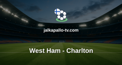 Championship: West Ham - Charlton