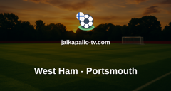 Englannin Liigacup: West Ham - Portsmouth