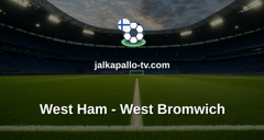 Championship: West Ham - West Bromwich